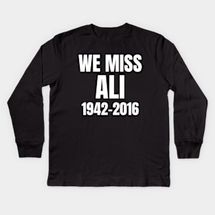 we miss ali Kids Long Sleeve T-Shirt